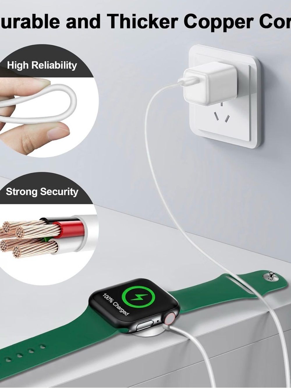 Apple Smartwatch Charging Cable for Wearables